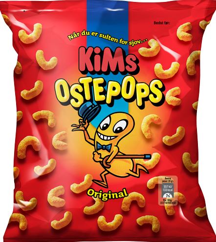 Tilbud på 25-30 g Chips poser fra Orkla Kims