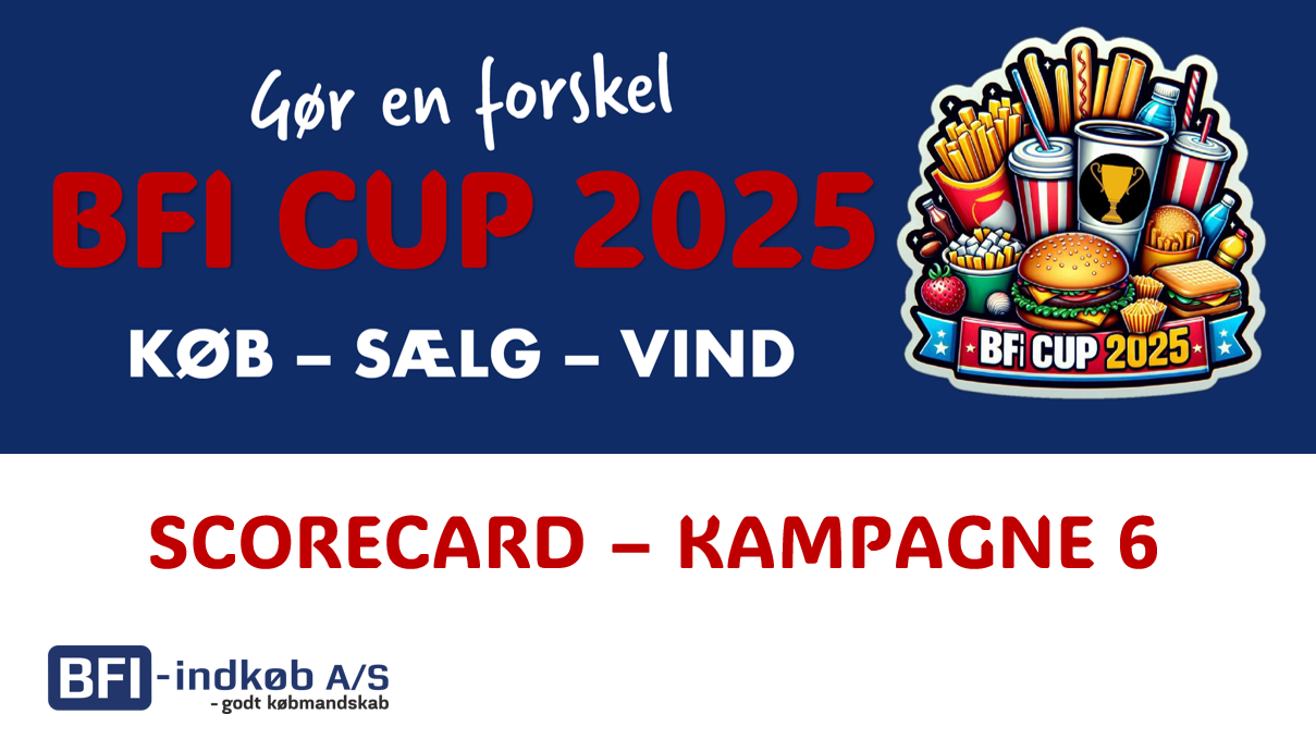 BFI CUP 2025 – Scorecard Kampagne 6